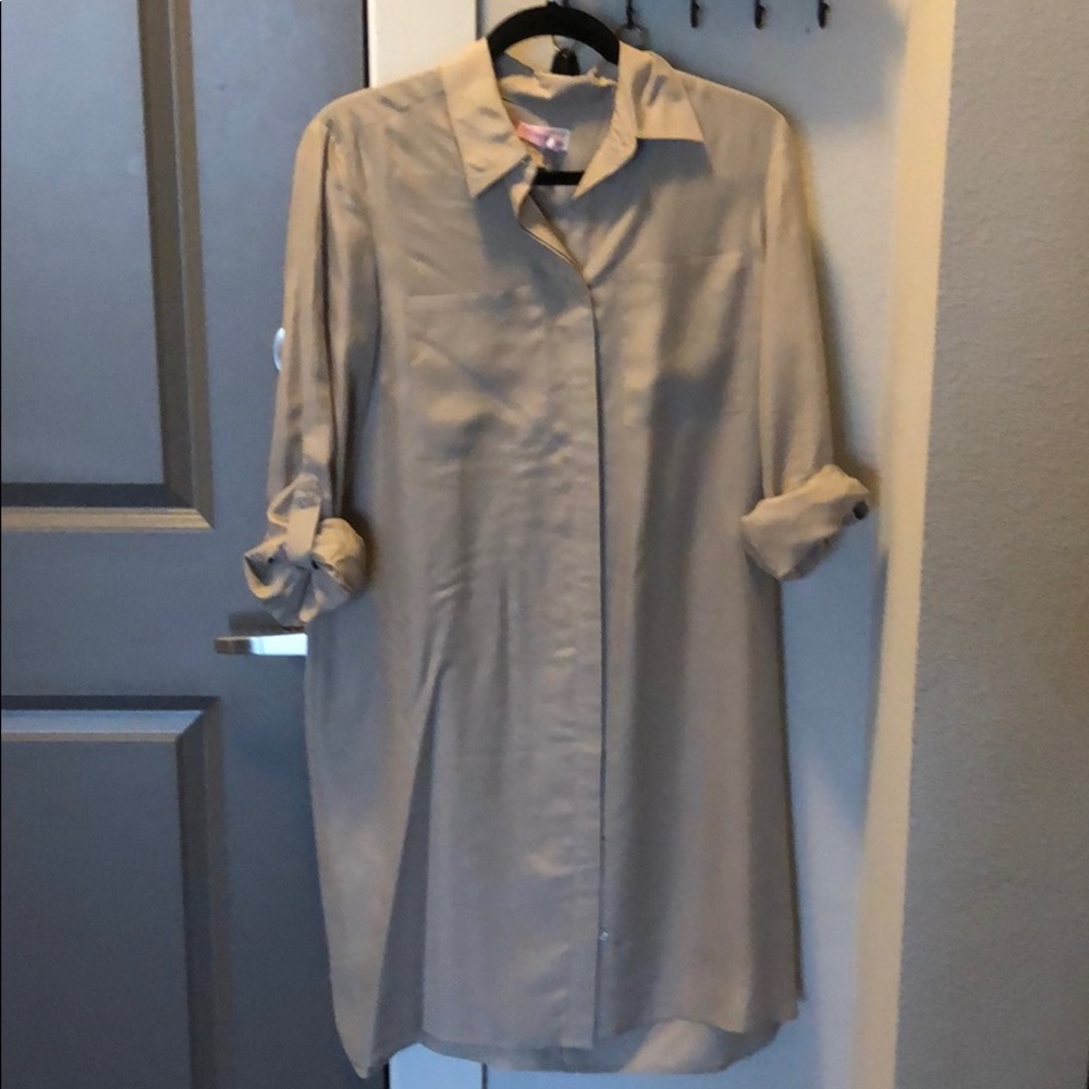 Michael Kors Silk Shirt Dress